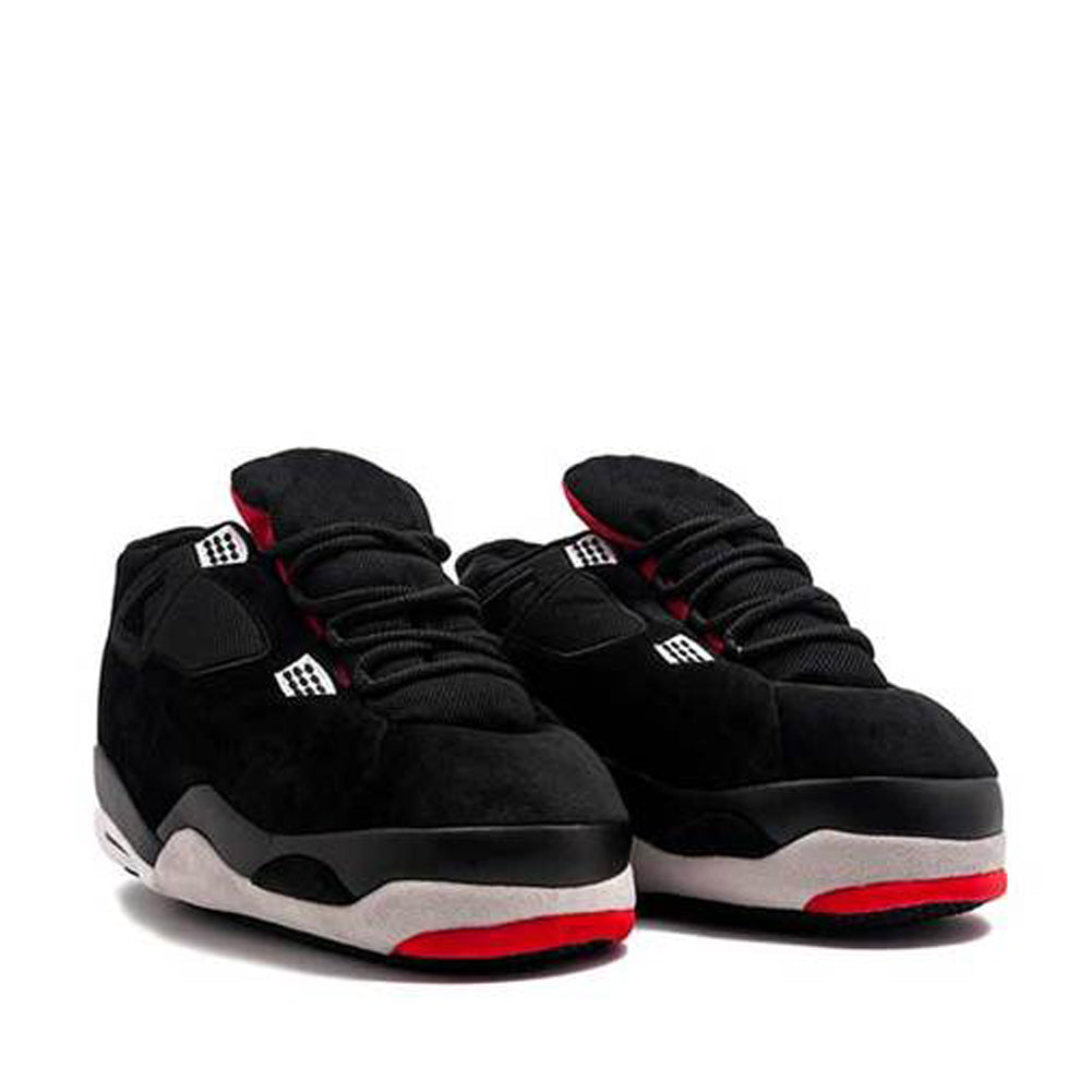 AJ 4 Zwart Retro Hi Top Trainer Sneaker Sloffen