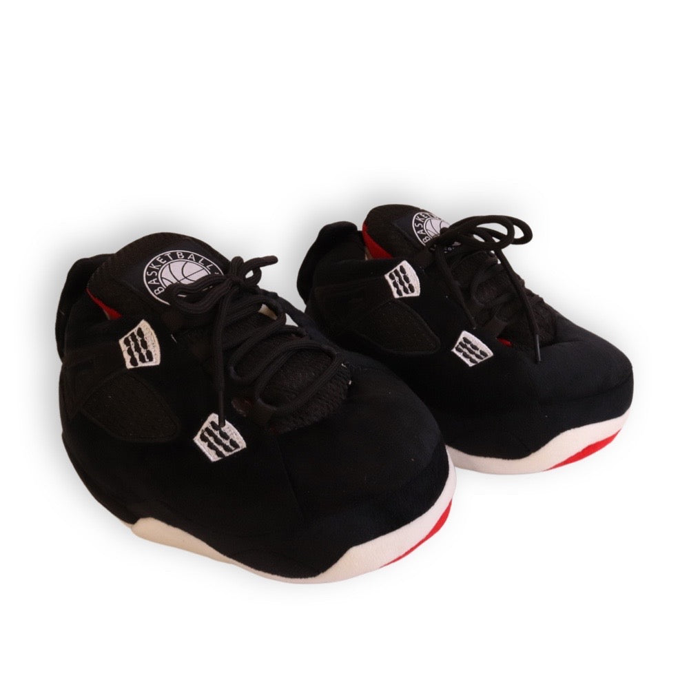 KIDS AJ 4 Style Zwart Retro Mid Top Unisex Trainer Sloffen