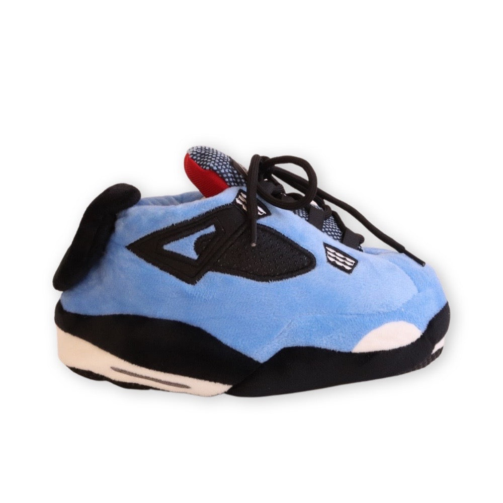 KIDS AJ 4 Style Blauw Retro Mid Top Unisex Trainer Sloffen