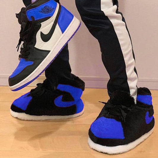 AJ 1 Retro Konings Blauw Hi Top Trainer Sneaker Sloffen