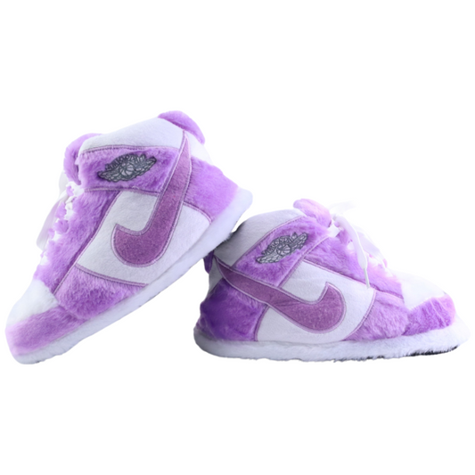 KIDS Paars Mist Retro Hi Top Trainer Sloffen