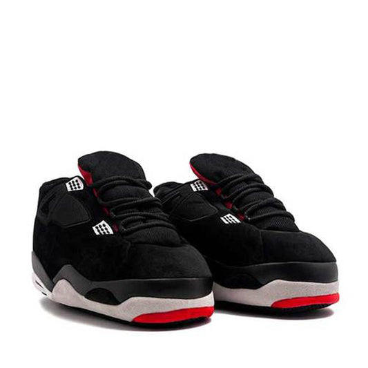 AJ 4 Zwart Retro Hi Top Trainer Sneaker Sloffen
