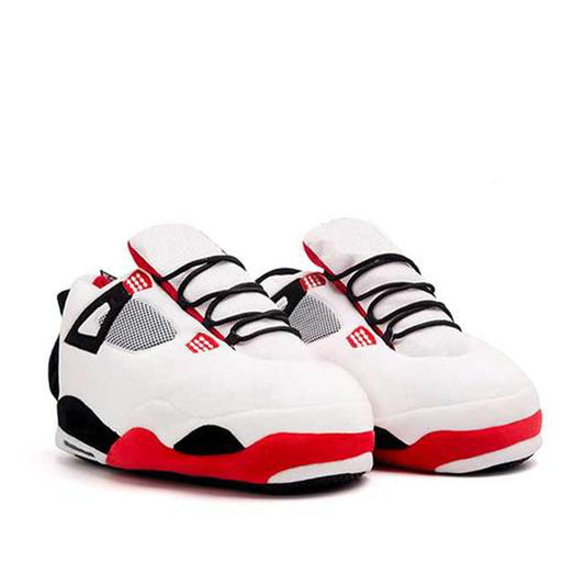 AJ 4 Wit Retro Hi Top Trainer Sneaker Sloffen
