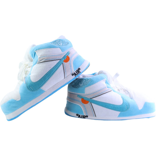 AJ 1 OFF White Blauw Retro Hi Top Unisex Trainer Sneaker Sloffen