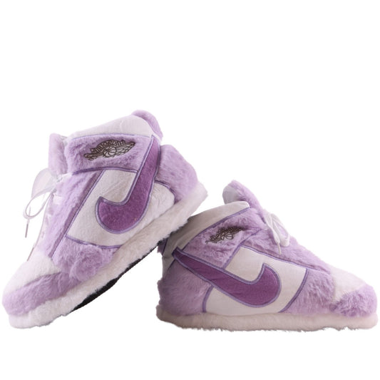 AJ 1 Paars Mist Retro Hi Top Trainer Sneaker Sloffen